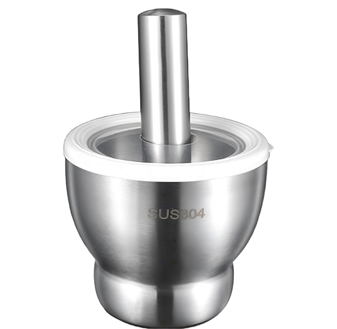 304不鏽鋼研磨器 缽型 大號 1628g, 1個