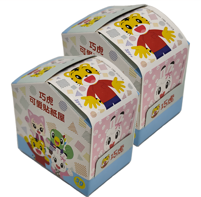 巧虎 可愛貼紙屋 2盒, 平裝書