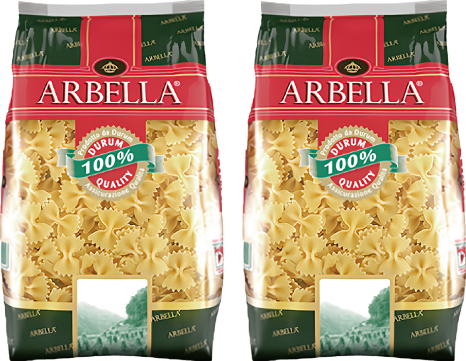 ARBELLA 阿貝拉 蝴蝶麵, 500g, 2包