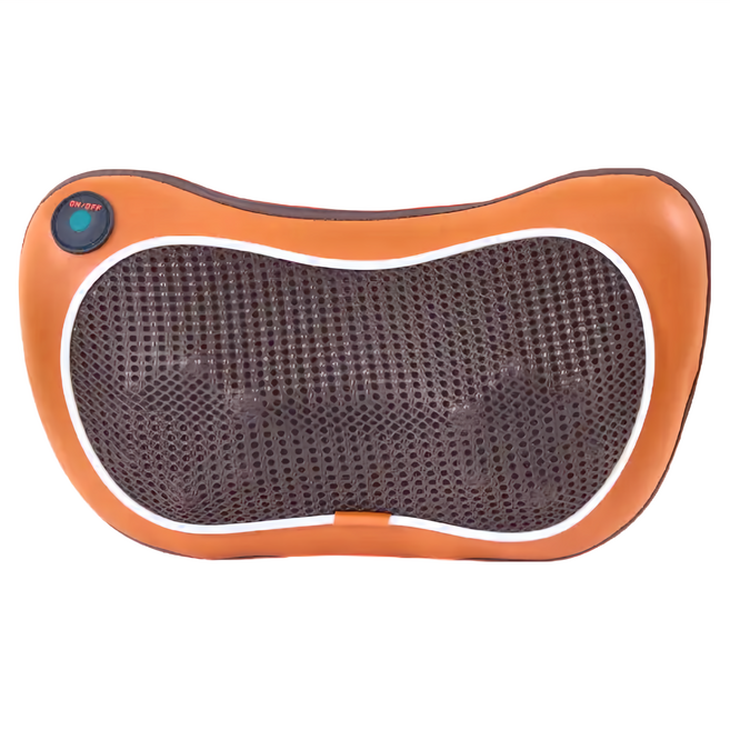 MRF 健身大師 8D全方位身體放鬆按摩枕 HY-660 30 x 8 x 16cm 1.15kg, 橘色