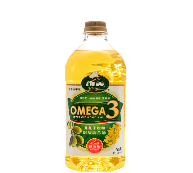 維義 OMEGA3 調和油, 2L, 1瓶