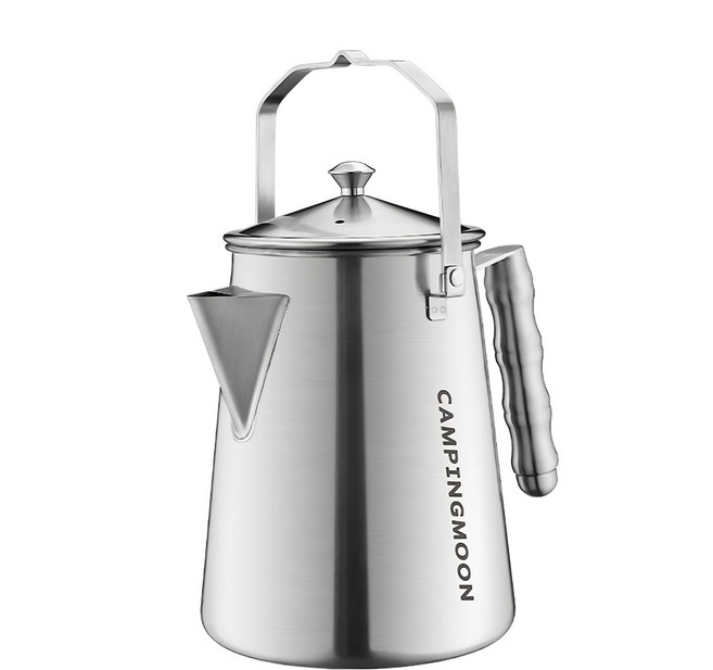Campingmoon 柯曼 營火水壺 SW-6 1.8L, 銀色, 1個