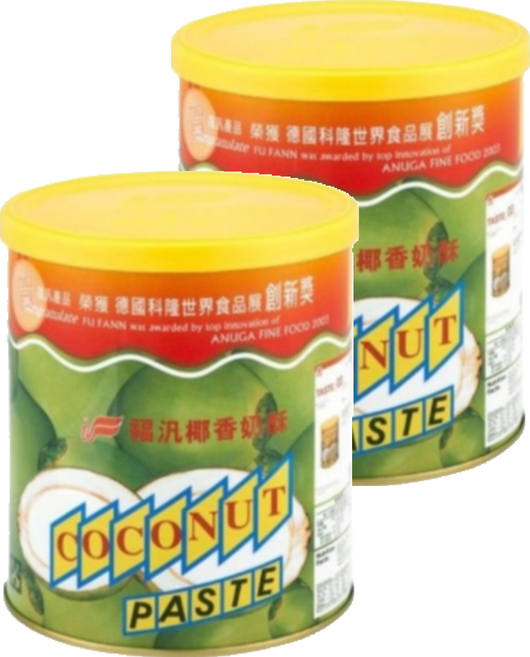 FUFANN 福汎 椰香奶酥, 1.8kg, 2罐