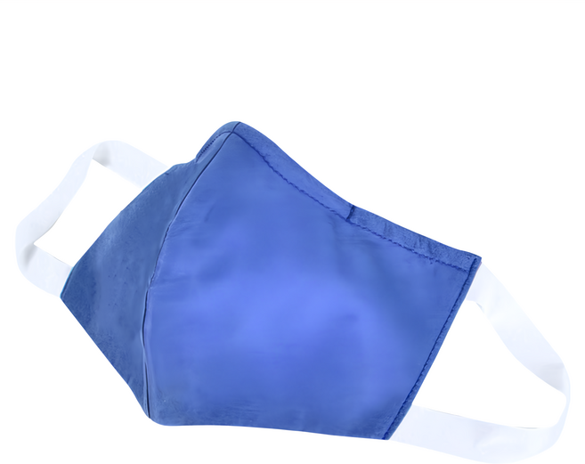 Osun 3D立體3層防水運動透氣布口罩 成人用 台灣製 CE322, 1片, 1個, 深藍色