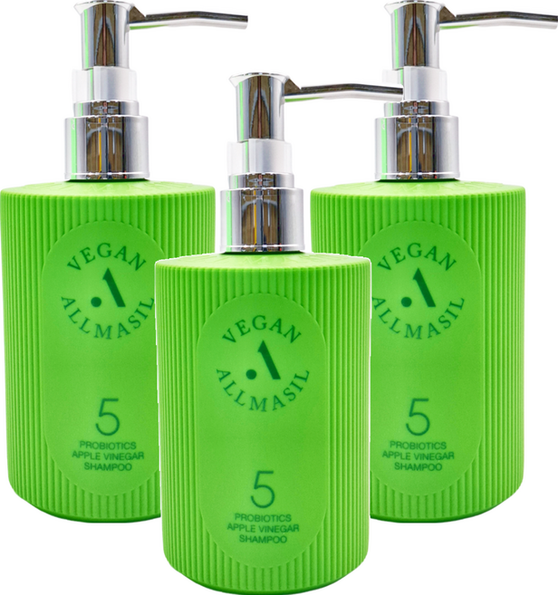 MASIL 洗髮精 蘋果款, 300ml, 3瓶