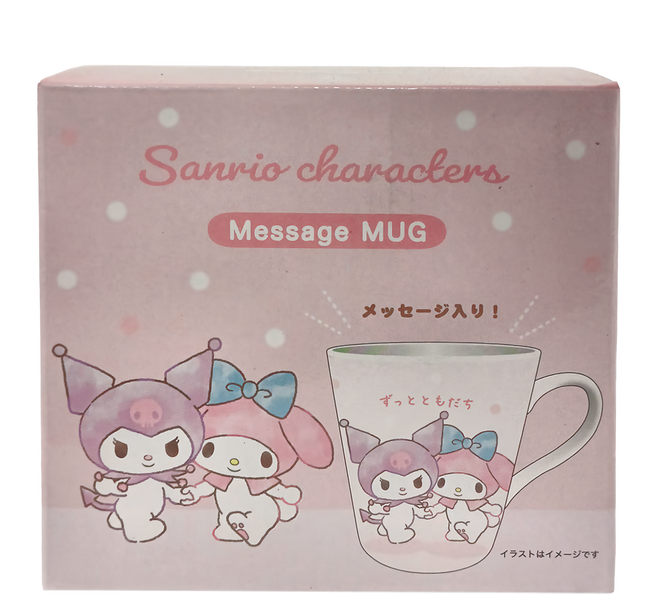 Sanrio 三麗鷗 陶瓷馬克杯 220ml 8.1 x 9cm 6歲以上, 美樂蒂/庫洛米 多色, 1個
