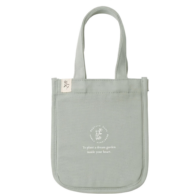 Oolab 良杯製所 小莊園簡約日常帆布提袋, 雲白灰, 1個