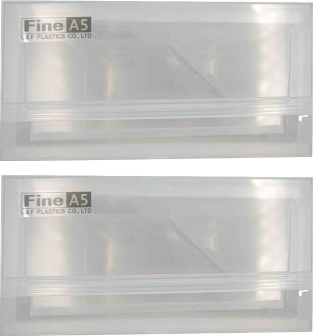 KEYWAY 聯府 A5抽屜式整理箱 4L, 透明色, 2個