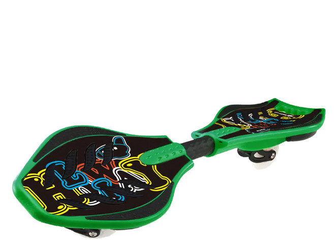 holiwaY 哈樂維 陸上衝浪板 蛇板 ABS強化塑膠 台灣製造, 綠色, 1個