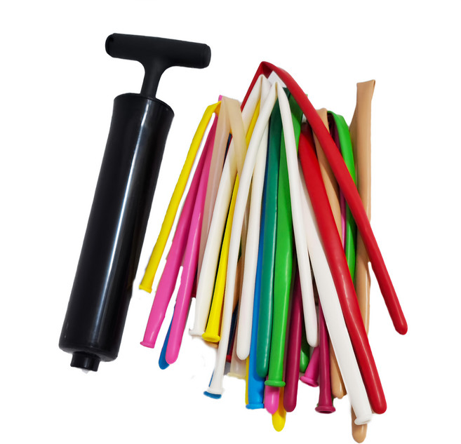 Her-Ea 禾亦 造型氣球組 含打氣筒, 1組, 多色