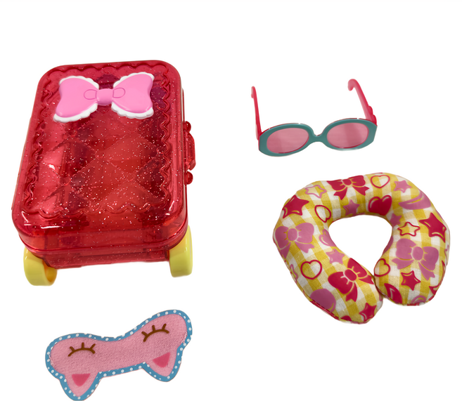 Mell Chan 小美樂 娃娃系列 3歲以上, 紅色 + 黃色 + 粉色, 1組