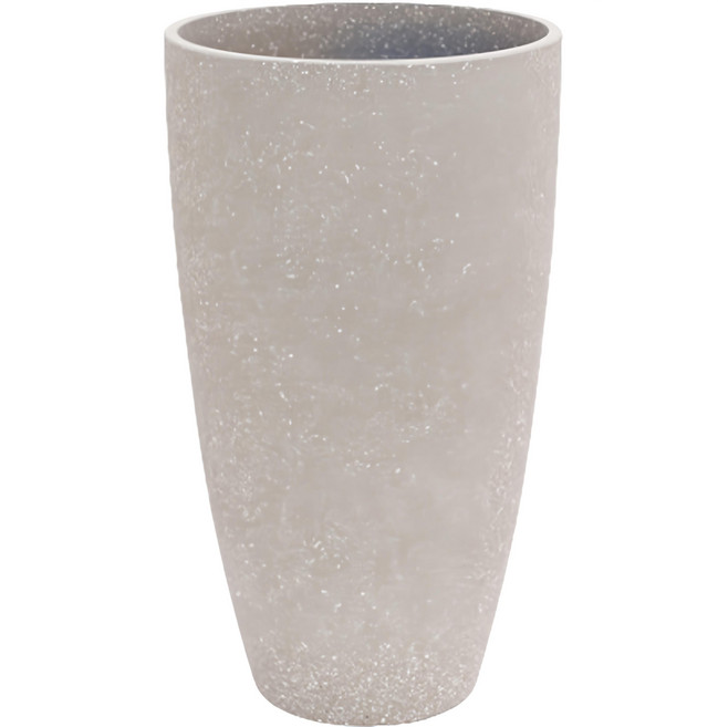 morningscent 水泥長型樹脂花盆, 灰色, 1個