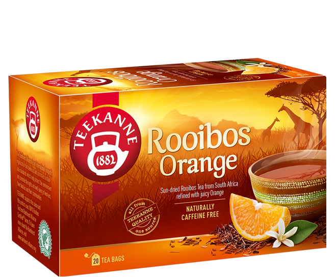 TEEKANNE 恬康樂 香橙風味博士茶, 1.75g, 20個裝, 1組