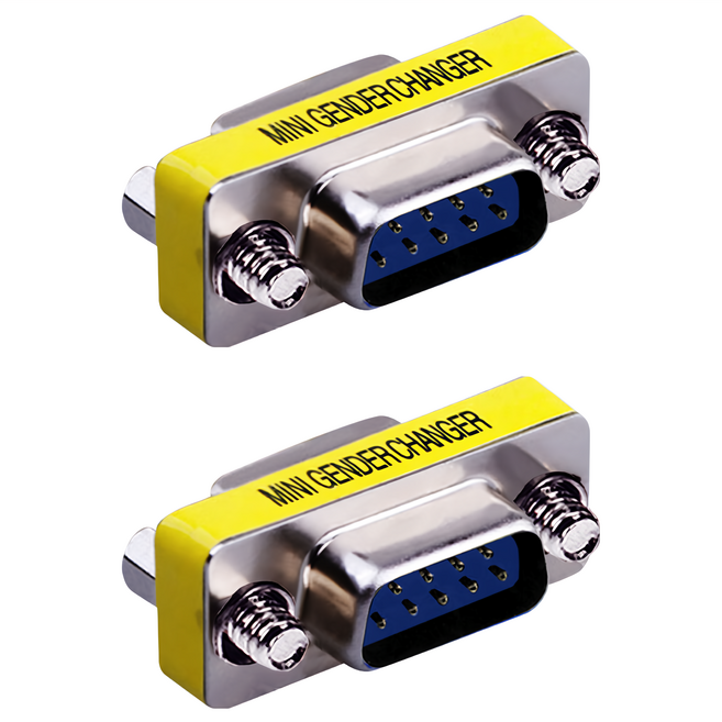 Bravo-U RS232/DB9/COM埠公對母轉接頭, 單一商品, 2個