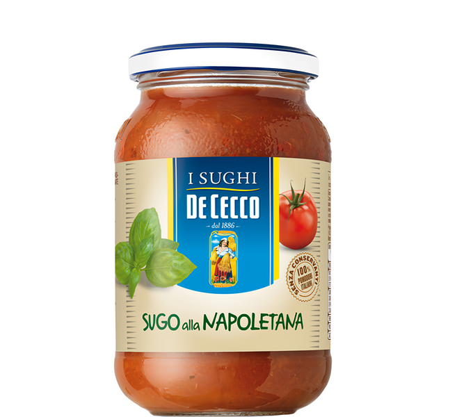DE CECCO 得科 拿坡里義大利麵醬, 400g, 1罐