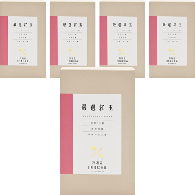 HOHOCHA 喝喝茶 嚴選台茶18號 紅玉, 2.2g, 24包, 5盒