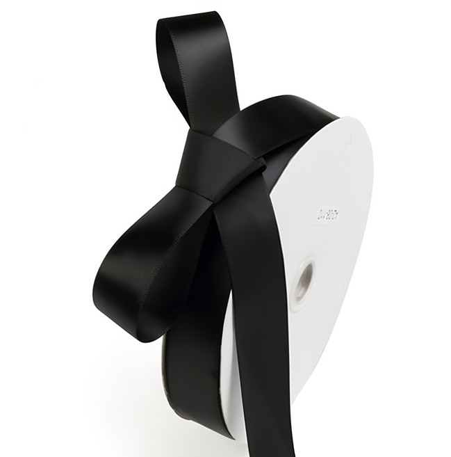 GILGRI 包裝網紗緞帶, 黑色, 36m, 1捲