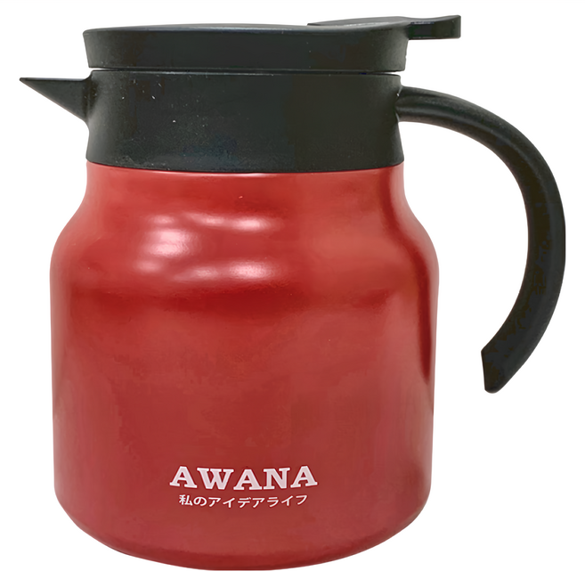 AWANA 316摩登咖啡壺 MD-800D, 紅色, 800ml, 1個