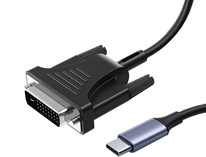 Neon 台灣霓虹 4K x 2K Type-C 轉 DVI 1.8米 轉接線, ECD4, 1個