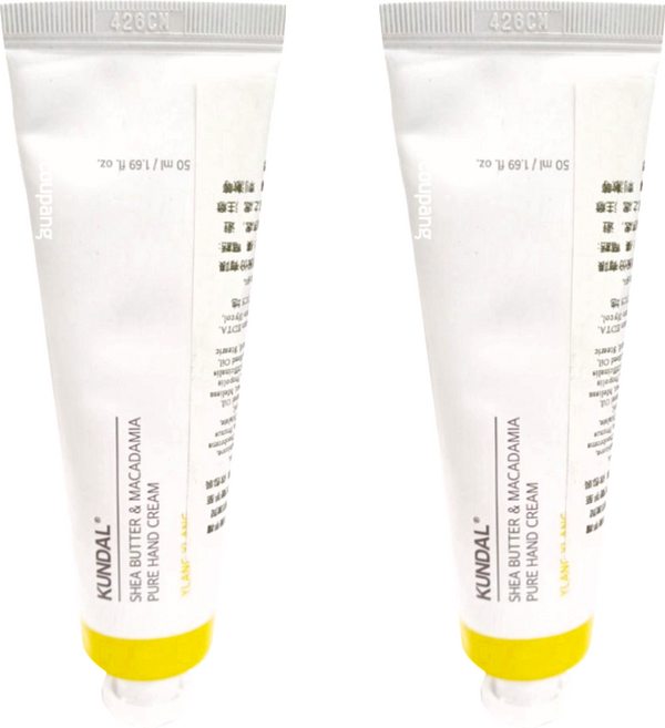 KUNDAL 昆黛爾 乳木果油澳洲堅果滋潤護手霜 Ylang Ylang, 50ml, 2條