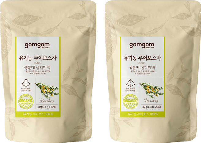 gomgom 南非國寶茶 1.5g x 20包, 2袋