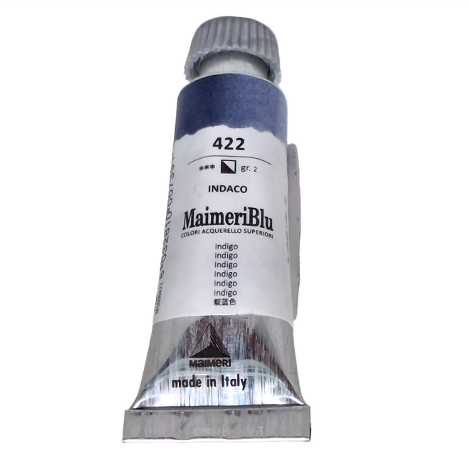 MaIMeRI 美利 藍管狀水彩 S2 422 靛藍色, 12ml, 1色