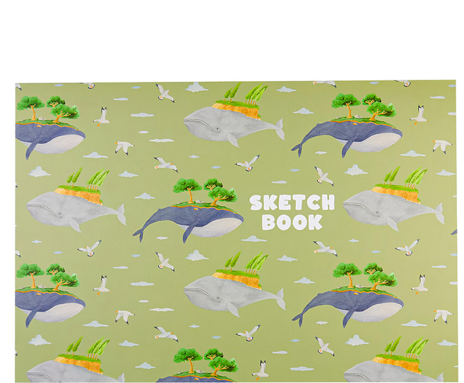 conifer 綠的事務 柔伊插畫Ⅳ繪圖本 天空遨遊 兒童繪畫塗鴉素描本, 8K(26 x 38cm), 40張, 1本