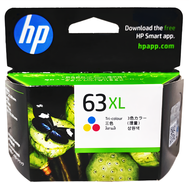 hp 惠普 63XL原廠正品墨水, 彩色, 1盒