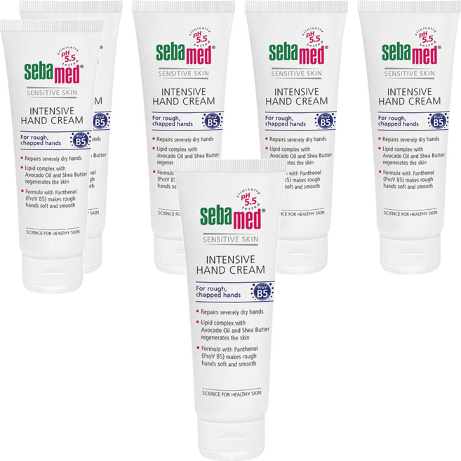 sebamed 施巴 B5密集修復護手霜, 75ml, 6條
