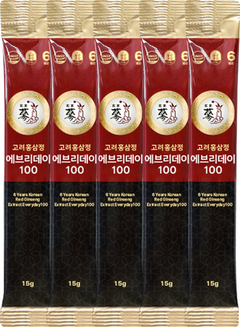 풍년보감 6년근 고려홍삼정 에브리데이100, 15g, 200개