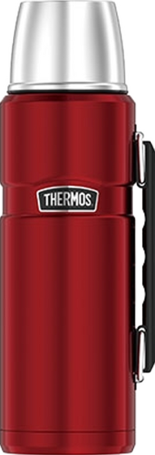 THERMOS 膳魔師 不鏽鋼真空保溫瓶 SK2010, 蔓越莓紅, 1.2L, 1個