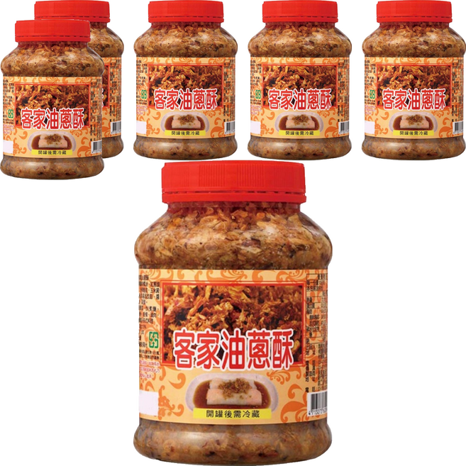客家油蔥酥, 600g, 6罐