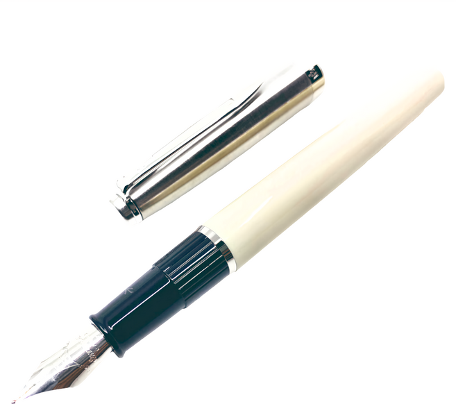 WATERMAN 威迪文 EMBLÈME 巴黎魅影系列 鋼筆, F, 象牙白