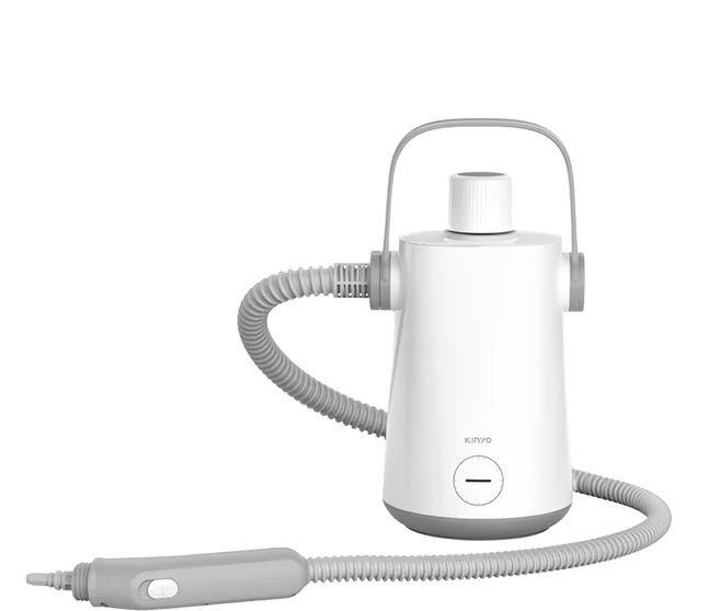 Kinyo 多功能蒸氣清潔機 290 x 150 x 130mm 1650g, SC-930, 白色 + 灰色