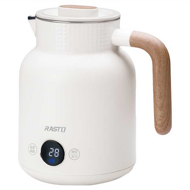 RASTO LED顯示智能恆溫觸控雙層不鏽鋼快煮壺 1L, AE3