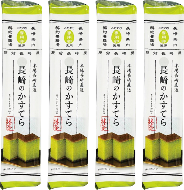 福壽屋本舖 長崎蛋糕 抹茶, 270g, 4包