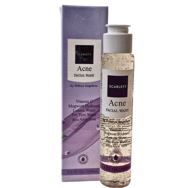 SCARLETT Acne 控油洗面乳, 100ml, 1瓶