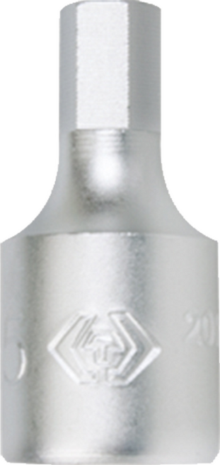 KING TONY 金統立 專業級工具1/4DR.六角起子頭套筒3/16吋 KT201506SX, 1個