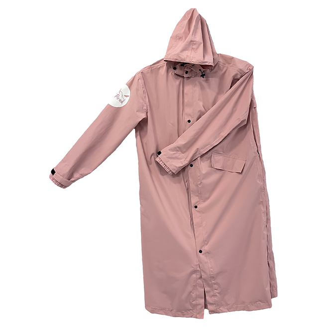 Wild Peak 野峰 輕量高機能美學雨衣 附個性提袋, 粉色, 1件