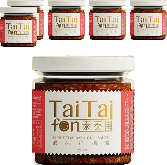TaiTaifon 泰泰風 靚採打拋醬, 200g, 6罐