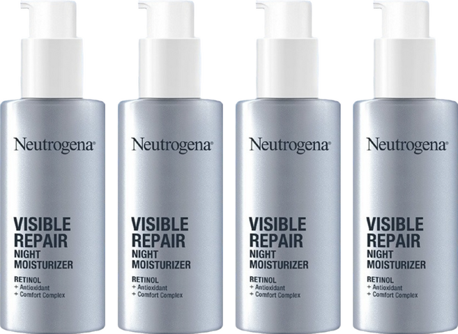 Neutrogena 台灣公司貨 肌緻新生A醇 晚霜, 30ml, 4瓶