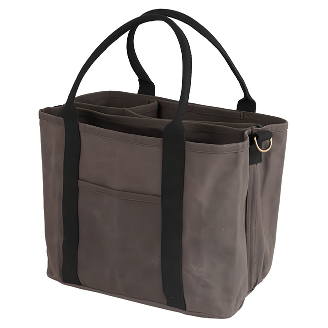 DULTON 厚磅帆布托特工具包 35 x 28 x 20cm 850g, 橄欖色, 1個