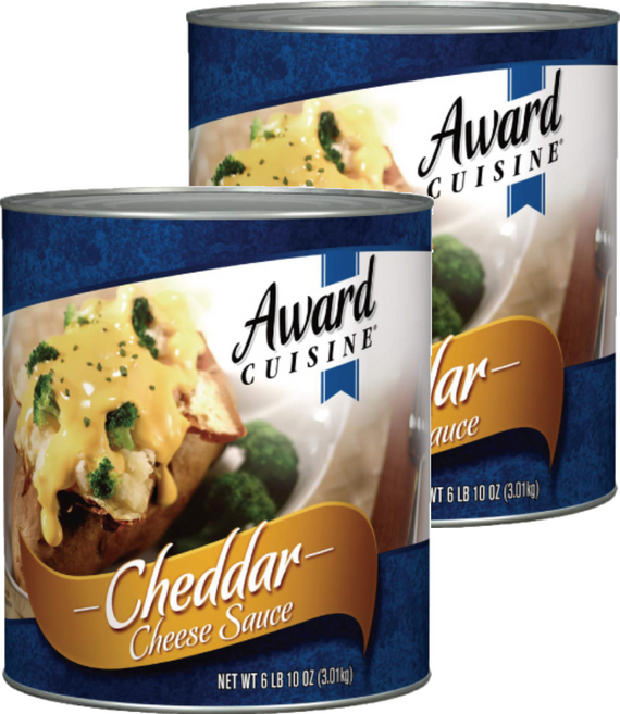 Award CUISINE 切達乾酪醬 6lb 10oz, 3.01kg, 2罐