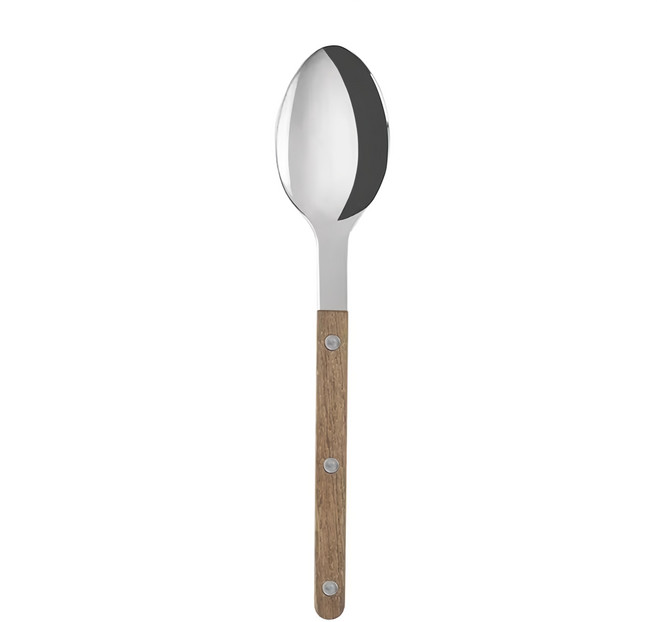 SABRE PARIS BISTROT 復古酒館鈕扣亮面系列 茶匙 16cm, 柚木, 1支