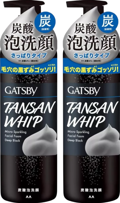 GATSBy 黑頭速淨碳酸泡洗顏, 200g, 2件