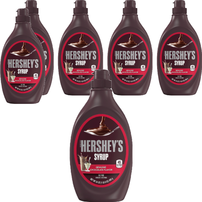 HERSHEY'S 好時 巧克力醬, 680g, 6瓶
