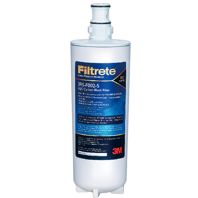 3M Filtrete 淨呼吸 RO第二道前置活性碳濾心 PW系列適用, 3RS-F002-5, 1個