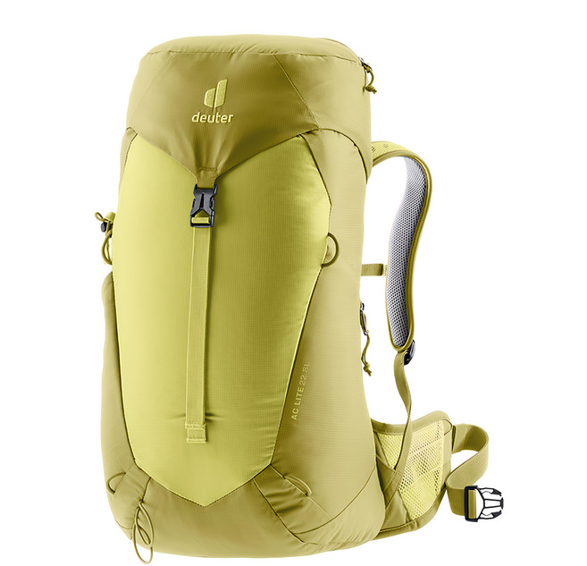 deuter AC LITE網架直立式透氣背包 22SL 3420724, 黃綠色