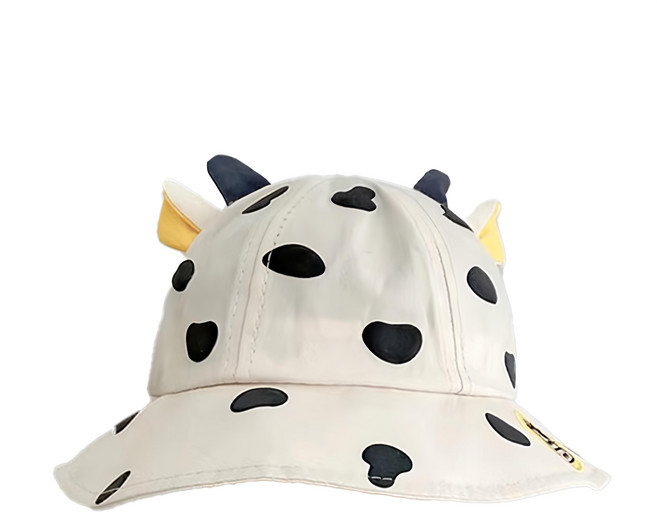 bebehome 日式嬰兒童可愛超萌造型帽 黑白色