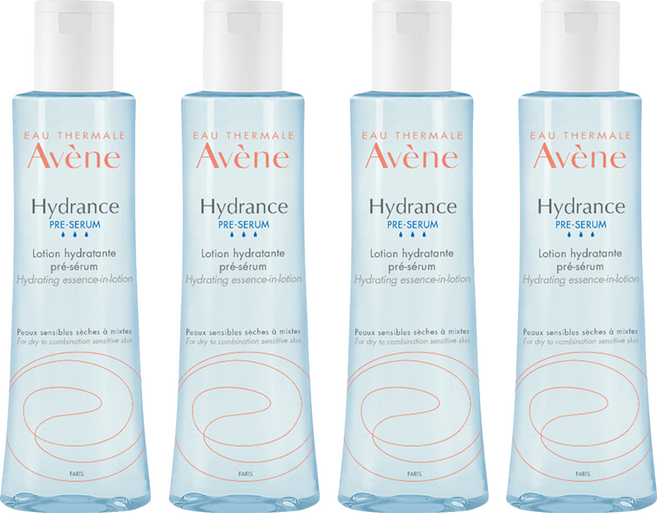 Avene 雅漾 24H玻尿酸保濕精華露 潤澤型 200ml 加強滲透、柔嫩肌膚 乾性膚質適用, 4瓶
